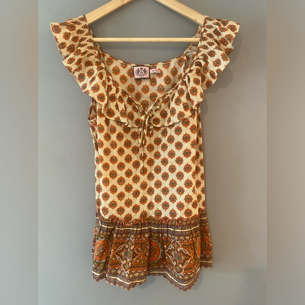 Juice couture flutter sleeved top